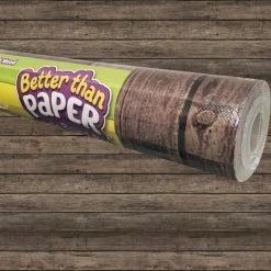 Teacher Created Resources Better Than Paper Bulletin Board Roll, Dark Wood