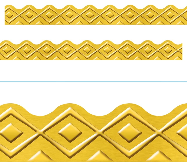 TREND Enterprises, Inc. Trend Enterprises I Luv Metal Decorative Border, Golden Lines, 39 Feet 3 TREND Enterprises, Inc. Trend Enterprises I Luv Metal Decorative Border, Golden Lines, 39 Feet