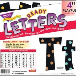 TREND Enterprises, Inc. Trend Enterprises I Luv Metal Ready Letters, 4 Inches, Metal Dots, Set Of 216 5 TREND Enterprises, Inc. Trend Enterprises I Luv Metal Ready Letters, 4 Inches, Metal Dots, Set Of 216 -schoolspecialty store 2021412 B ecommfullsize