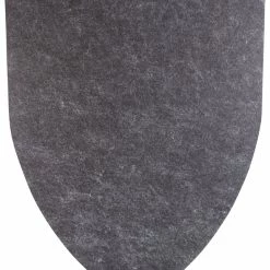 Genuine Joe Disposable Urinal Floor Mat, 21x17, Charcoal Black, Carton Of 6