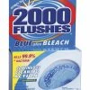 2000 Flushes Bleach Bowl Cleaner Tablets, Blue