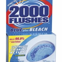 2000 Flushes Bleach Bowl Cleaner Tablets, Blue