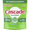 Cascade ActionPacs Detergent, Fresh Scent, Pack Of 25 -schoolspecialty store 2024388 SPR ecommfullsize