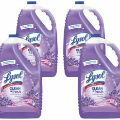 Lysol Multi-Surface Cleaner, Lavender And Orchid, 144 Ounces, Case Of 4