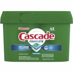 Cascade Complete Dishwasher Packs With Dawn, Fresh Scent, Pack Of 43, Case Of 6