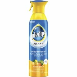 Pledge Multi Surface II 2 In 1 Cleaner, 9.7 Ounces, Fresh Citrus Scent, Case Of 6