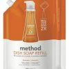 Method Dish Soap Refill, 36 Ounces, Clementine Scent, Case Of 6 -schoolspecialty store 2027177 SPR ecommfullsize