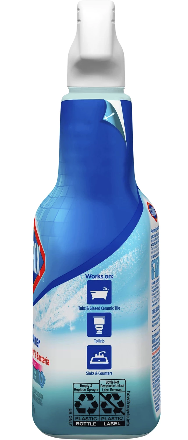 Clorox Bathroom Bleach Foamer Original Spray, 30 Ounces 6 Clorox Bathroom Bleach Foamer Original Spray, 30 Ounces - Image 4