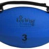EcoWise Slim Weight Ball, 3 Pounds, Blue Dahlia