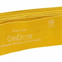 CanDo Multi-Grip Exerciser, 6 Feet, XXX-Heavy, Gold