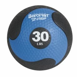 Aeromat Deluxe Medicine Ball, 30 Pounds, Black And Blue