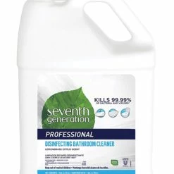 Seventh Generation Disinfecting Bathroom Cleaner Refill, 128 Fluid Ounces, Lemongrass Citrus Scent