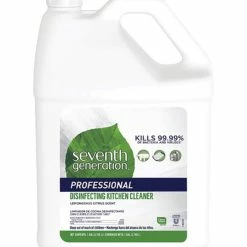 Seventh Generation Disinfecting Kitchen Cleaner Refill, 128 Fluid Ounces, Lemongrass Citrus Scent