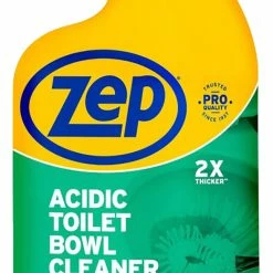 Zep Acidic Toilet Bowl Cleaner, 32 Fluid Ounces, White, Carton Of 12