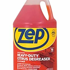 Zep Commercial Heavy-Duty Citrus Degreaser, 128 Fluid Ounces, Orange, Caraton Of 4
