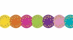 Teacher Created Resources Confetti Circles Magnetic Border Trim