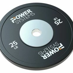 Power Systems Training Plate, 25 Pounds, Black