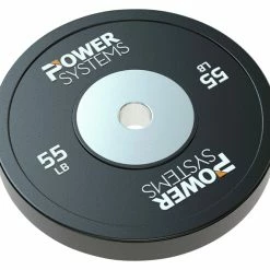 Power Systems Training Plate, 55 Pounds, Black