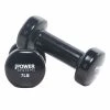 Power Systems Power System Deluxe Vinyl Dumbbells, 7 Pounds, Black, Pair -schoolspecialty store 2093206 A ecommfullsize