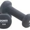 Power Systems Premium Neoprene Dumbbells, 2 Pounds, Black -schoolspecialty store 2094326 A ecommfullsize