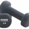 Power Systems Premium Neoprene Dumbbells, 3 Pounds, Black -schoolspecialty store 2094327 A ecommfullsize