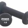 Power Systems Premium Neoprene Dumbbells, 1 Pound, Black -schoolspecialty store 2094329 A ecommfullsize