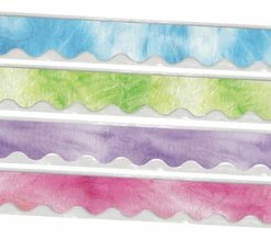 Barker Creek Tie-Dye And Ombre Double-Side Borders, 2-1/4 X 36 Inches, Set Of 4 -schoolspecialty store 2099128 F ecommfullsize