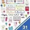 Schoolgirl Style Bulletine Board Set Mini Reading Is Thinking, Grades PreK To 8 -schoolspecialty store 2103677 A ecommfullsize
