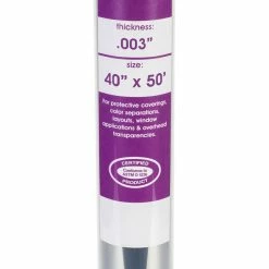 Grafix Dura-Lar Clear Film Roll, 40 Inches X 50 Feet, 0.003 Inch Thickness