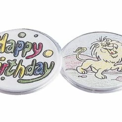 Neil Enterprises Snapins Acrylic Snap Together Round Children Craft Button, 3 In, Pack Of 12