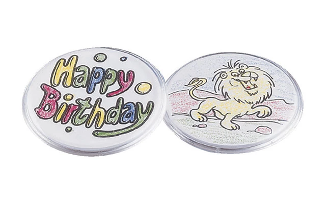 Neil Enterprises Snapins Acrylic Snap Together Round Children Craft Button, 3 In, Pack Of 12 3 Neil Enterprises Snapins Acrylic Snap Together Round Children Craft Button, 3 In, Pack Of 12