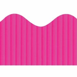 Bordette Scalloped Decorative Border Roll, 2-1/4 Inch X 50 Feet, Magenta