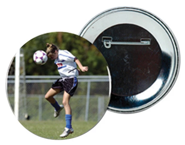 Neil Enterprises Badges With Pins And Cover Disk, Metal, 2-1/4 Inches, Pack Of 100 3 Neil Enterprises Badges With Pins And Cover Disk, Metal, 2-1/4 Inches, Pack Of 100