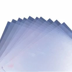 Grafix Plastic Light-Weight Sheet For Monoprinting, 6 X 9 X 0.02 In, Transparent, Pack Of 10