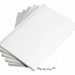 Sax Sulphite Book Making Pre-Punched Paper, 80 Lbs, 6 X 9 Inches, 500 Sheets