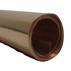 St Louis Crafts 36 Gauge Copper Metal Foil Roll, 12 Inches X 5 Feet