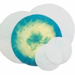 Roylco Pre-Cut Circle Color Diffusing Paper, 18 Inches, White, Pack Of 100