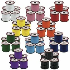Pepperell Braiding Rexlace Group, Assorted Colors, Pack Of 50