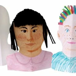 Roylco Stand-Up Self-Portrait Art Project Kit, 6-1/4 X 9 Inches, Pack Of 40