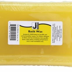 Jacquard Sax Batik Wax, Yellow, 1 Lb Block
