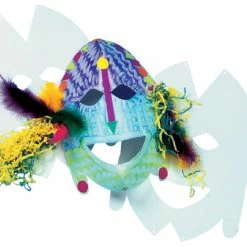 Roylco Pre-Cut African Masks, 11 X 15 Inches, Set Of 20