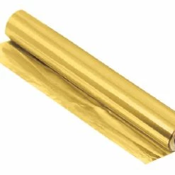 St Louis Crafts Multi-Purpose Aluminum Foil Roll, 12 In X 25 Ft, 38 Ga, Goldtone