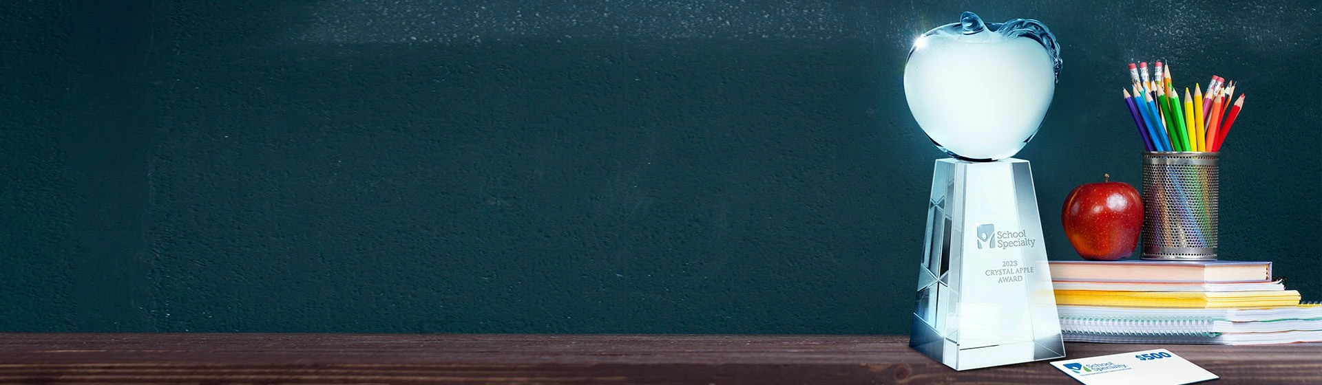 schoolspecialty store -schoolspecialty store home page banner crystal apple march2023 1